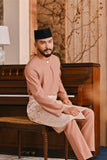 Baju Melayu Teluk Belanga Smart Fit - Mauve Pink