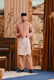 Baju Melayu Teluk Belanga Smart Fit - Mauve Pink