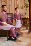 Baju Melayu Teluk Belanga Smart Fit - Berry