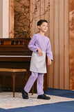 Baju Melayu Kids Teluk Belanga Smart Fit - Lavender