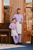 Baju Melayu Kids Teluk Belanga Smart Fit - Lavender