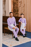 Baju Melayu Teluk Belanga Smart Fit - Lavender