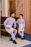 Baju Melayu Teluk Belanga Smart Fit - Lavender