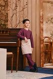 Baju Melayu Kids Teluk Belanga Smart Fit - Purple Potion