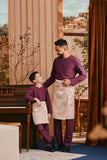 Baju Melayu Teluk Belanga Smart Fit - Purple Potion