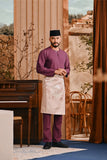 Baju Melayu Teluk Belanga Smart Fit - Purple Potion