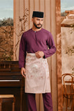 Baju Melayu Teluk Belanga Smart Fit - Purple Potion