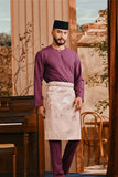 Baju Melayu Teluk Belanga Smart Fit - Purple Potion