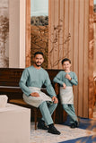 Baju Melayu Teluk Belanga Smart Fit - Sage Green