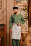 Baju Melayu Teluk Belanga Smart Fit - Grass Green