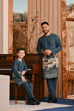 Baju Melayu Kids Teluk Belanga Smart Fit - Emerald Green