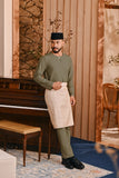 Baju Melayu Teluk Belanga Smart Fit - Oil Green