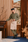 Baju Melayu Teluk Belanga Smart Fit - Oil Green