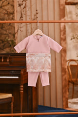 Baju Melayu Babies Teluk Belanga Smart Fit - Blush Rose