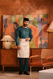 Baju Melayu Teluk Belanga Modern Smart Fit - Peacock Green