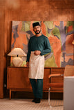 Baju Melayu Teluk Belanga Modern Smart Fit - Peacock Green