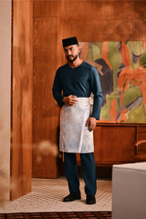 Baju Melayu Teluk Belanga Modern Smart Fit - Legion Blue