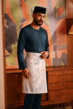 Baju Melayu Teluk Belanga Modern Smart Fit - Teal Blue