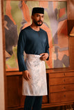 Baju Melayu Teluk Belanga Modern Smart Fit - Teal Blue