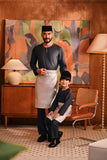 Baju Melayu Kids Teluk Belanga Modern Smart Fit - Mood Indigo