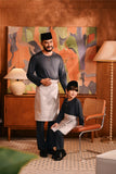 Baju Melayu Teluk Belanga Modern Smart Fit - Mood Indigo