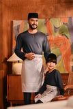 Baju Melayu Kids Teluk Belanga Modern Smart Fit - Mood Indigo