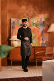 Baju Melayu Teluk Belanga Modern Smart Fit - Black