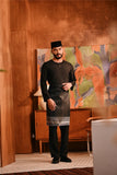 Baju Melayu Teluk Belanga Modern Smart Fit - Black