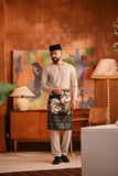 Baju Melayu Teluk Belanga Modern Smart Fit - Beige