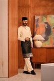 Baju Melayu Teluk Belanga Modern Smart Fit - Tender Yellow