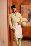 Baju Melayu Teluk Belanga Modern Smart Fit - Pastel Green