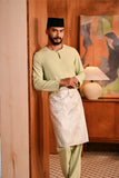 Baju Melayu Teluk Belanga Modern Smart Fit - Pastel Green