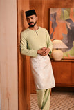 Baju Melayu Teluk Belanga Modern Smart Fit - Pastel Green