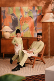 Baju Melayu Teluk Belanga Modern Smart Fit - Pastel Green