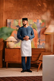 Baju Melayu Teluk Belanga Modern Smart Fit - Morrocan Blue