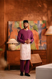 Baju Melayu Teluk Belanga Modern Smart Fit - Amaranth