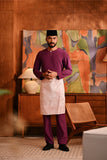 Baju Melayu Teluk Belanga Modern Smart Fit - Amaranth