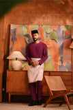 Baju Melayu Teluk Belanga Modern Smart Fit - Amaranth