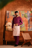 Baju Melayu Teluk Belanga Modern Smart Fit - Amaranth