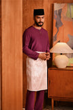 Baju Melayu Teluk Belanga Modern Smart Fit - Amaranth