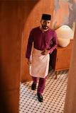 Baju Melayu Teluk Belanga Modern Smart Fit - Amaranth