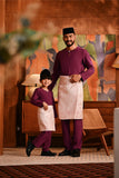 Baju Melayu Kids Teluk Belanga Modern Smart Fit - Amaranth