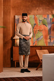 Baju Melayu Teluk Belanga Deluxe Smart Fit - Silver Mink