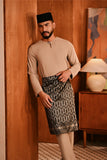 Baju Melayu Teluk Belanga Deluxe Smart Fit - Silver Mink