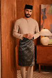 Baju Melayu Teluk Belanga Deluxe Smart Fit - Silver Mink