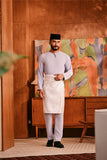 Baju Melayu Teluk Belanga Deluxe Smart Fit - Light Lavender