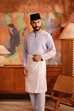 Baju Melayu Teluk Belanga Deluxe Smart Fit - Light Lavender