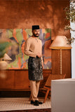 Baju Melayu Teluk Belanga Deluxe Smart Fit - Cuban Sand