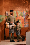 Baju Melayu Teluk Belanga Deluxe Smart Fit - Teak