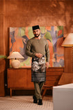 Baju Melayu Teluk Belanga Deluxe Smart Fit - Teak